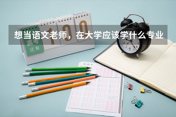 想当语文老师，在大学应该学什么专业