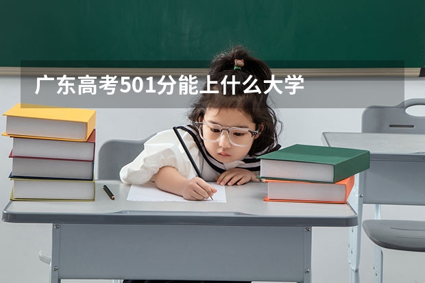 广东高考501分能上什么大学